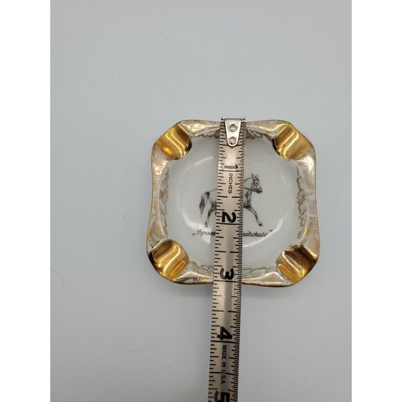 HB Wien Handarbeit Qualitals Porzellan Hassenpflug Ashtray Spanische Hofreitschu - Picture 4 of 12